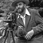 Ansel Adams with camera