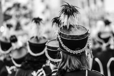 Seen at the carnival procession held on Shrove Monday